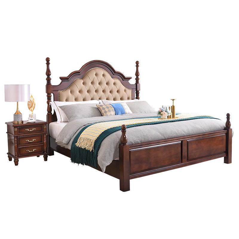 式床复古大实木床1.美8米人床主双卧1.5现代简约2米HNOx2米2床软,淘宝优惠券,粉丝福利购,淘宝优惠卷