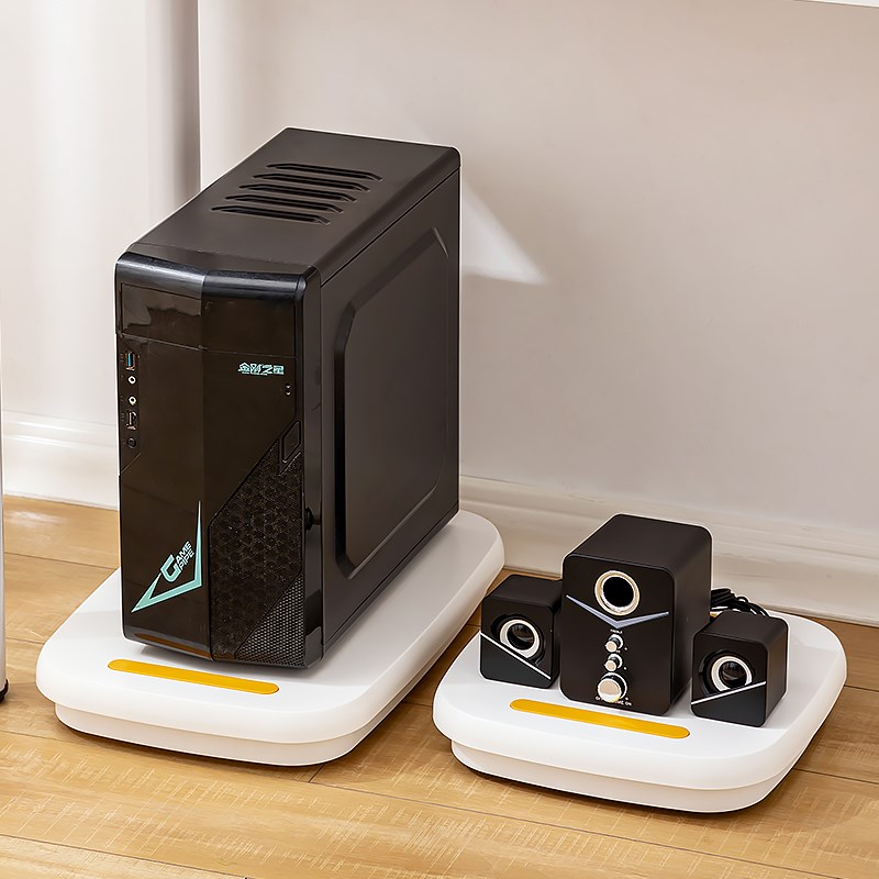Computer host bracket base increased e-sports room under the table desktop chassis increased pad removable increased base