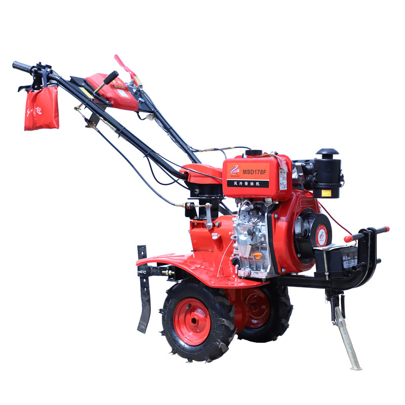 Orchard micro-tiller, forestry rotary tiller, multi-functional new household land reclamation plow, hilly terrace plowing machine