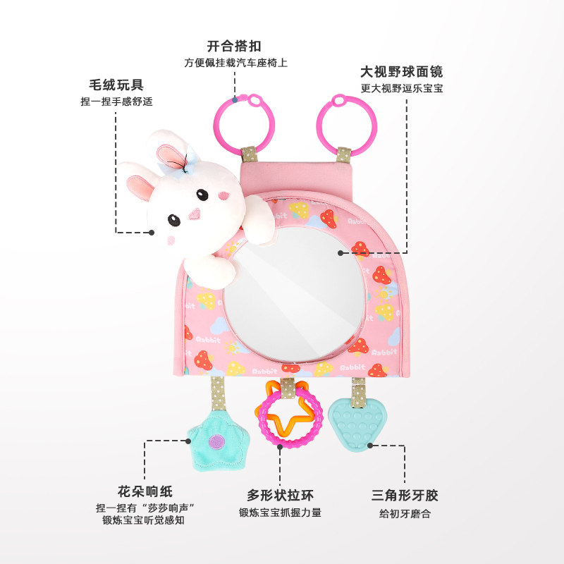 车载宝宝安全座椅观察镜儿童汽车后照镜婴儿提篮镜车内盲区反光镜,淘宝优惠券,粉丝福利购,淘宝优惠卷