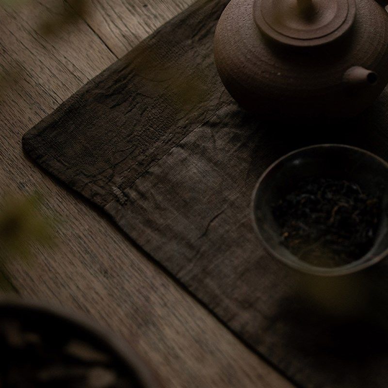 封面是花 植物染 夏布 苎麻 刺子绣 茶席,淘宝优惠券,粉丝福利购,淘宝优惠卷