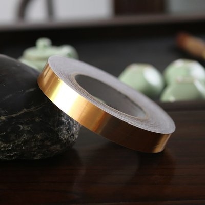 美缝地面贴纸金箔卧室地砖地缝瓷砖砖墙线条磁砖修补贴条