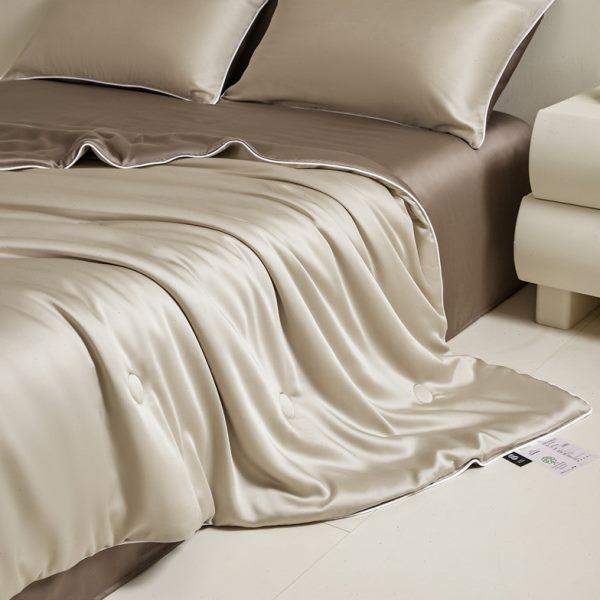 夏季A类高档天丝空调被四件套丝滑裸睡真丝夏凉被床单薄被子机洗,淘宝优惠券,粉丝福利购,淘宝优惠卷