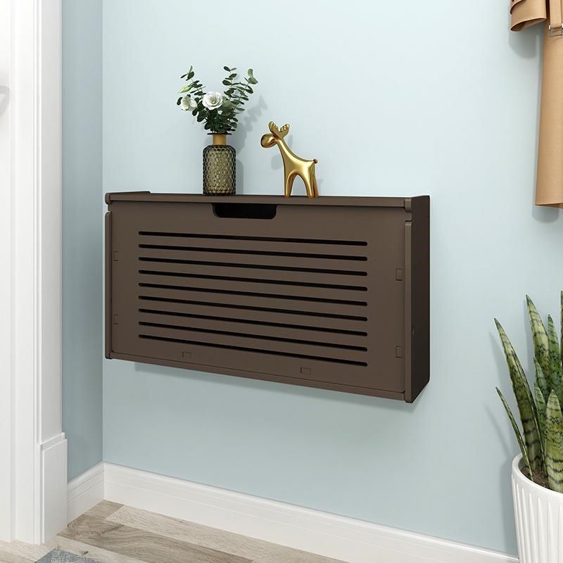 浅色咖啡色壁挂式翻斗门口简易鞋架免打孔卫生间收纳架省空间小窄,淘宝优惠券,粉丝福利购,淘宝优惠卷