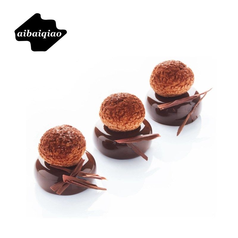 爱百巧 40mm 15连小扁圆形甜点硅胶模具一口甜品慕斯模茶歇西点模,淘宝优惠券,粉丝福利购,淘宝优惠卷