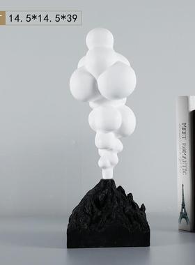 现YQ-H101代抽象创处艺术火山意爆发售楼客厅卧室件样板间酒店装