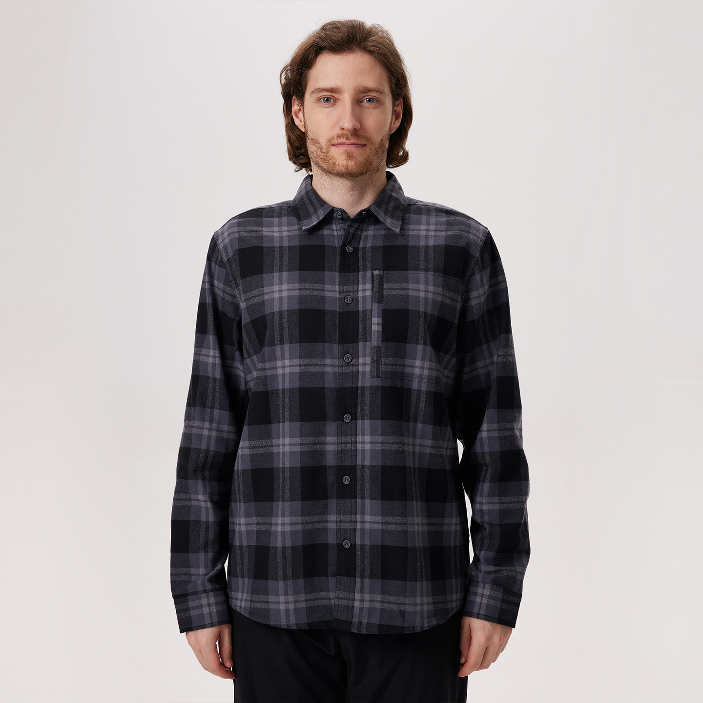 Free Country男士冬复古方格长袖衬衫