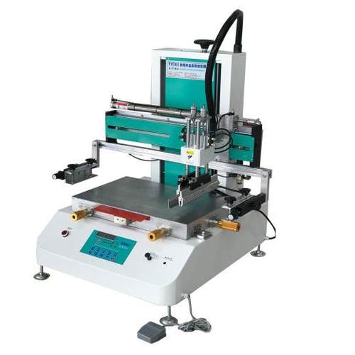 4060刷锡膏平面丝网印刷机全身镜钢化玻璃鼠标键盘机箱外壳手机 - 图0