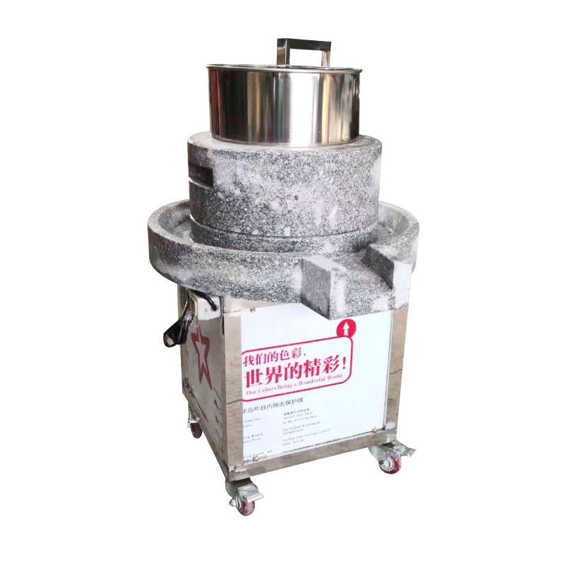 电动石磨机商用石磨肠粉机豆浆豆腐磨浆机煎饼果子米浆机摇升降 - 图3