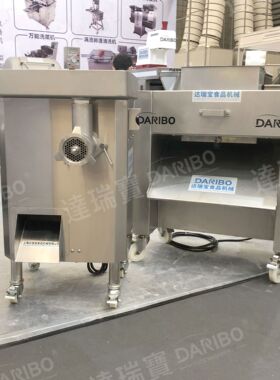 W多功能绞切机全自动商用绞肉切肉一机多用学校食堂绞切两用机
