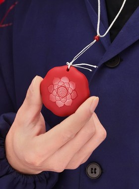 莲花隐藏式按键挂坠m吊坠藏式充电插电男女随身放携带多种色内置