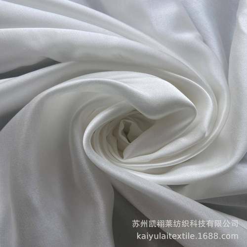 现货丝%棉缎1面4MM35真丝65%棉VIM140cm桑丝棉交蚕织缎面料真丝料 - 图0