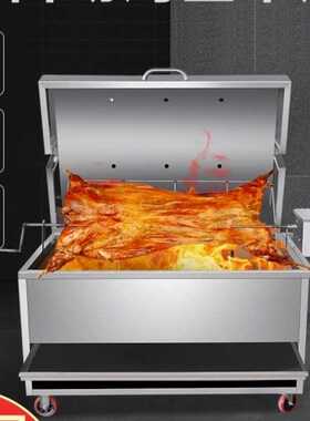 烤全羊专用炉商用烤羊炉架子烤羊机烤全羊炉子全自动碳烤