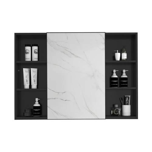 简约式镜镜24箱防潮板浴室组合单收柜纳盒独卫生间挂柜墙式储物镜 - 图2