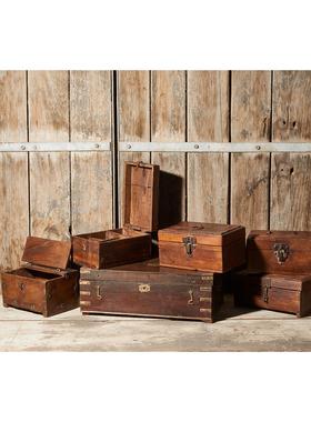 印度进口储物小木盒钥匙收纳摆件摆件家居饰品客厅装饰摆件礼物