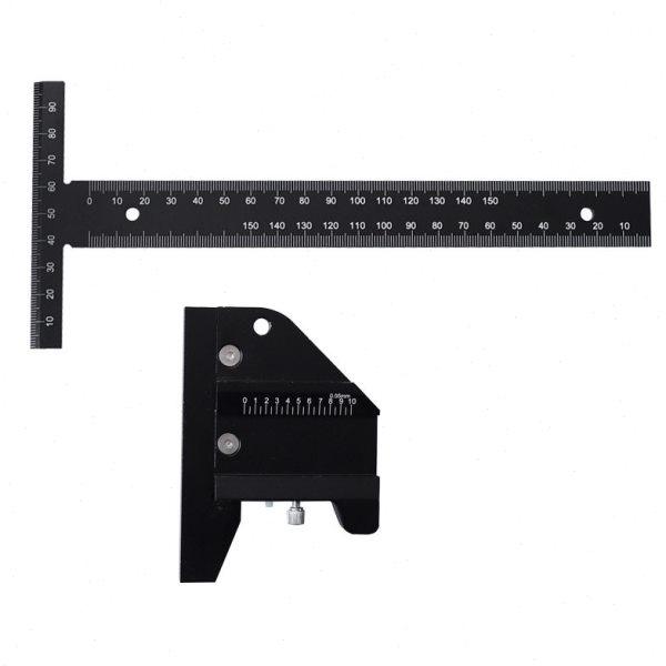 速发木工划线尺卡尺150/300mm铝合金T型尺子画线器 多功能尺 木工,淘宝优惠券,粉丝福利购,淘宝优惠卷