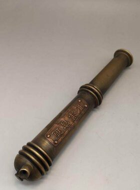 老式兵器仿古炮筒火铳北洋官造火铳纯铜制造家居装饰工艺礼品铜器