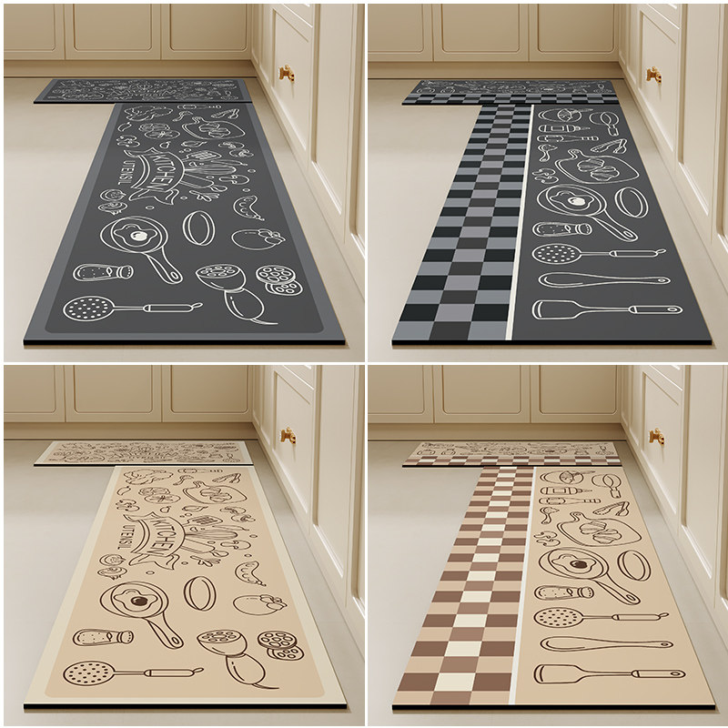 高级感厨房地垫硅藻泥吸水吸油免洗门垫防水防油防滑脚垫耐脏地毯,淘宝优惠券,粉丝福利购,淘宝优惠卷