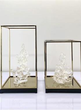 新中样式创意太湖石店板间办公BJ1067室客柜厅玄关电视酒书软装饰