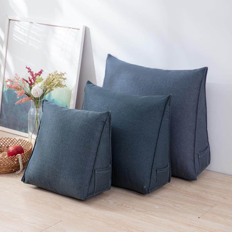 EQF床头三F77TSJ95角靠垫沙发靠枕拆洗枕办公室腰含芯麻可布飘窗,淘宝优惠券,粉丝福利购,淘宝优惠卷