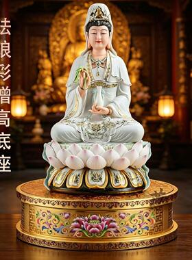 加高底座合金财神供奉神