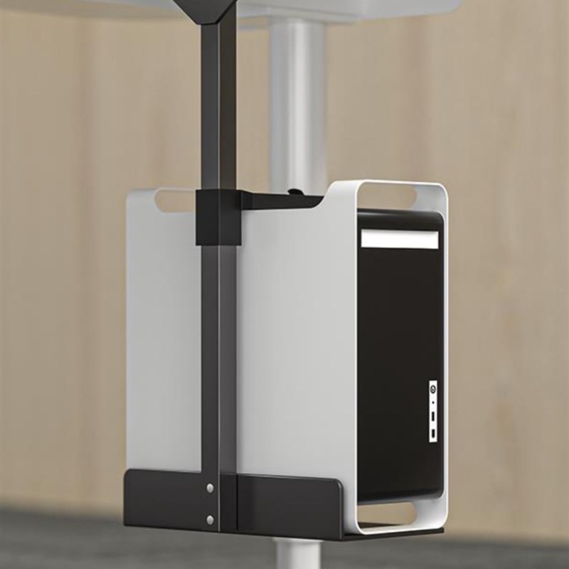 Table bottom hanging host bracket computer suspended rack office desktop host box hanging rack tray metal bracket