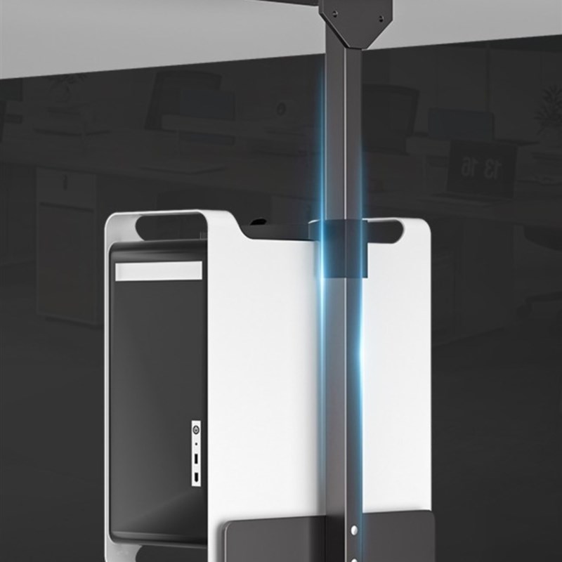 Table bottom hanging host bracket computer suspended rack office desktop host box hanging rack tray metal bracket