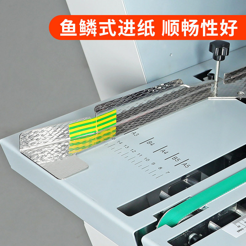 BY185MT stapling and folding machine, fully automatic folding machine, binding machine, coated paper stapler, wire stapling and folding all-in-one machine