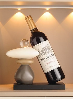 时来运转红酒架摆件酒柜电视柜轻奢高档高端N大气餐边柜家居装饰