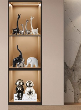 大象摆件轻奢高档酒柜装饰品家居电视柜餐边柜新S房装饰玄关小摆