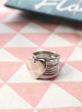 有趣礼物戒指手镯女网红戒指女手镯一体两用款伸缩变形手链ins风