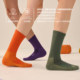 ເມື່ອ merino ຂົນ cushioned ກາງ calf socks ກິ ລາ
