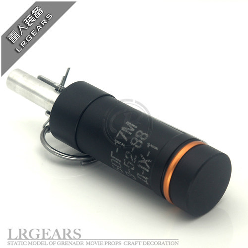 LR雷人出品 影视无功能金u属版VOG-17静态模型教具储物罐带弹出效 - 图1