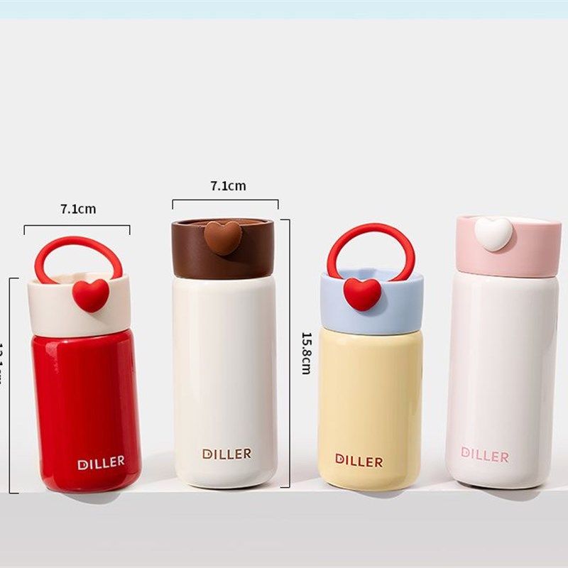 迷你口袋杯小巧不锈钢保温杯女士便携水杯学生上学直饮带茶隔杯子,淘宝优惠券,粉丝福利购,淘宝优惠卷