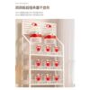 Floor-standing bookshelf storage racki multifunctional storage rack removable trolley multifunctional hole board storage