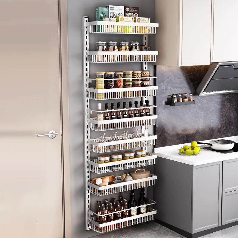 新款免打孔壁挂收纳橱架子多层可调节厨房柜墙调上74169215调物味,淘宝优惠券,粉丝福利购,淘宝优惠卷