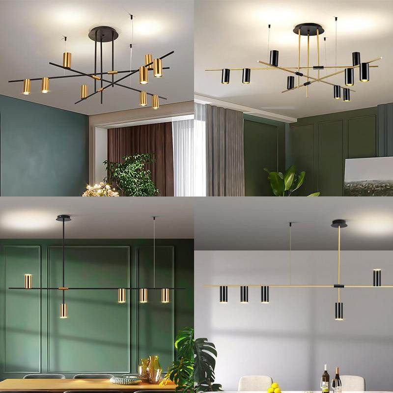 北吊灯顶灯轻一奢风格现代89欧简约室大气卧餐厅字长条吊灯装饰灯,淘宝优惠券,粉丝福利购,淘宝优惠卷