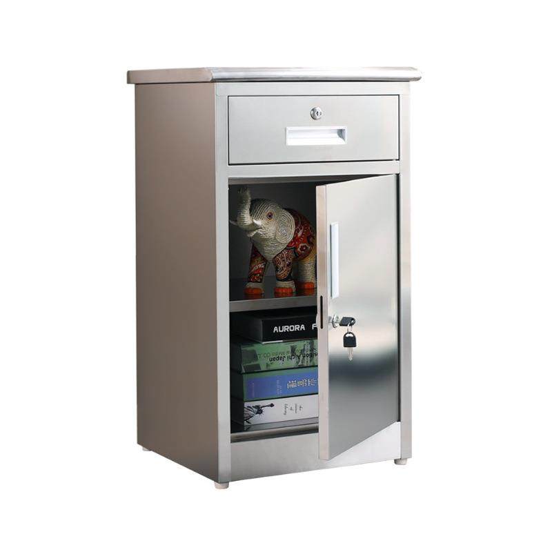 304不锈钢床头柜文件柜带抽屉活动Hfd-0141储矮物柜柜资料收纳一,淘宝优惠券,粉丝福利购,淘宝优惠卷