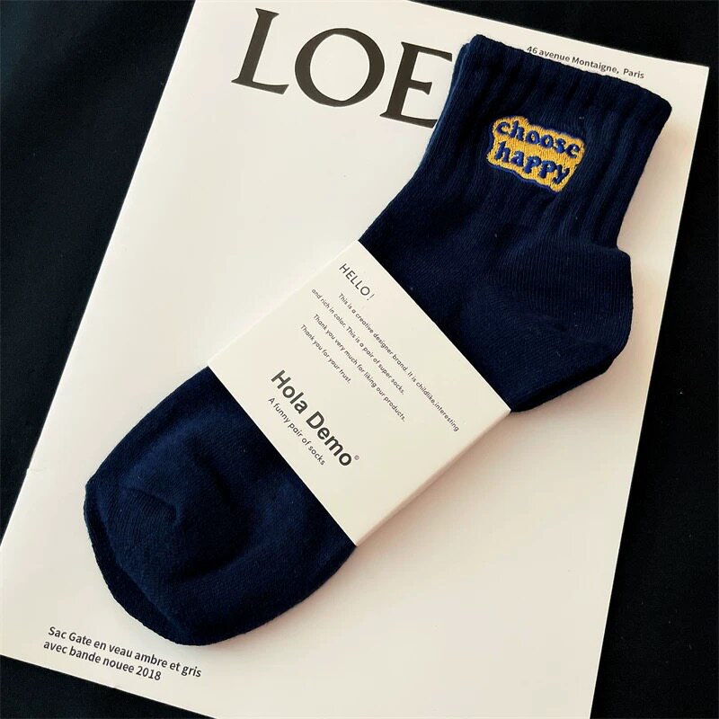 日本MUll袜子男中筒袜新款全棉纯棉男士运动袜子防臭吸汗长袜抗菌