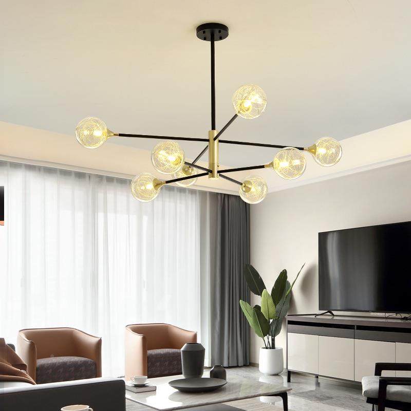 现代简约小客厅个性分子餐45396厅卧室北欧灯具后代吊现灯玻灯璃,淘宝优惠券,粉丝福利购,淘宝优惠卷