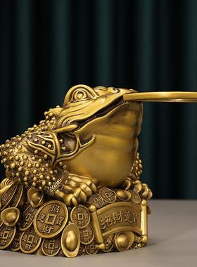 厂家黄铜财DTM金蟾自套动茶具装意泡茶神器家用茶招创漏懒人功夫