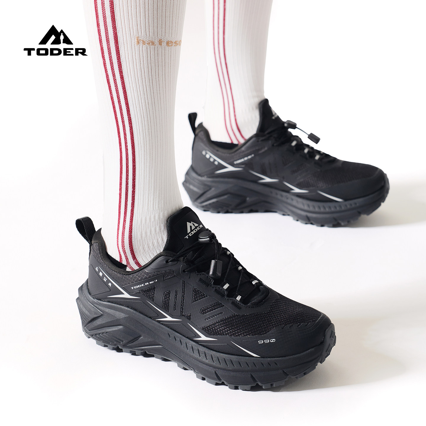 探野者TODER户外轻量化男女同款休闲徒步鞋防滑运动鞋登山跑步鞋,淘宝优惠券,粉丝福利购,淘宝优惠卷