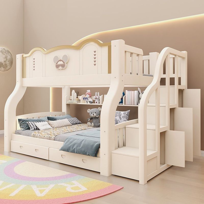 精冠加粗实木子母床高低床双层床小户型两层床婴儿床儿童上下铺床,淘宝优惠券,粉丝福利购,淘宝优惠卷