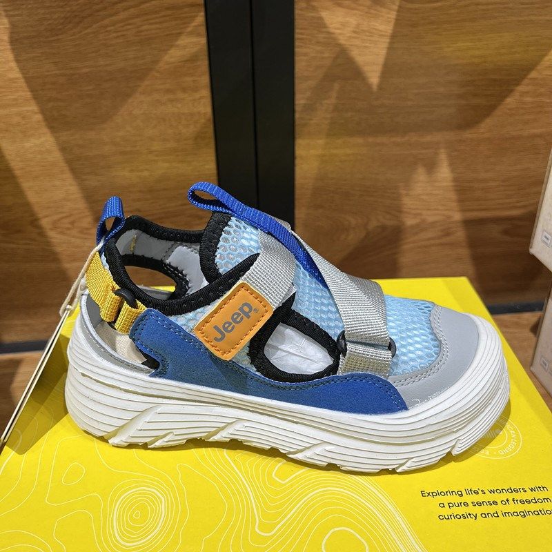 撤柜儿童单网凉鞋夏季男女童轻便软底防滑透气网魔术贴框子运动鞋,淘宝优惠券,粉丝福利购,淘宝优惠卷