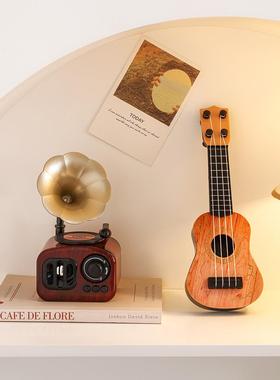 覆古怀旧留声机音乐盒装饰入口客厅家庭装饰酒吧咖啡馆创意装饰