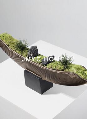 复古高级感摆件GMJ样板间酒店办公室古关柜客厅电中视柜玄书房办