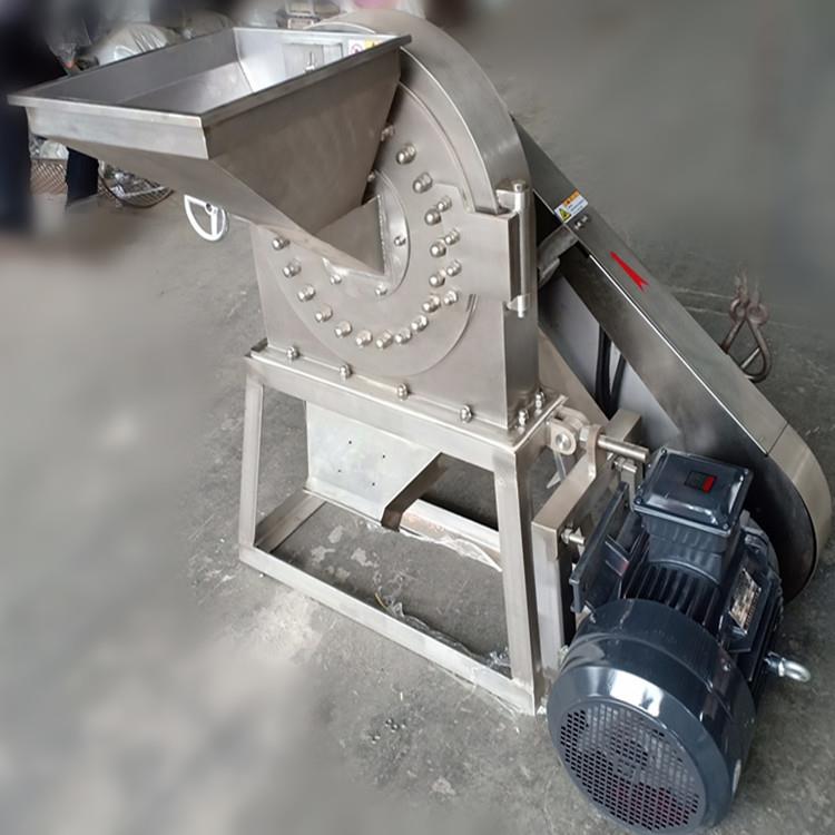 盐块粉碎机豆饼麦麸粉碎机稻糠粉碎机不锈钢茴香磨粉粉碎机 - 图1