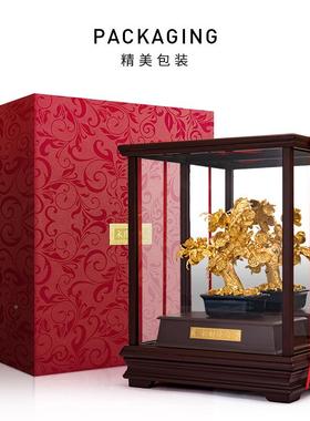 金箔摆件招财进宝号摇钱树开tb-65299迁礼物家居装大饰乔品办公业