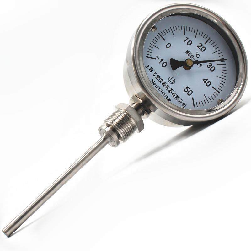 工业用温S度WSS-4111计双金属温度计WS-41径向型不锈钢温0度计0-1,淘宝优惠券,粉丝福利购,淘宝优惠卷