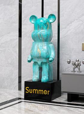 力网红暴熊装电视柜创意存钱罐大型摆现LOP代客厅饰件品家居落地